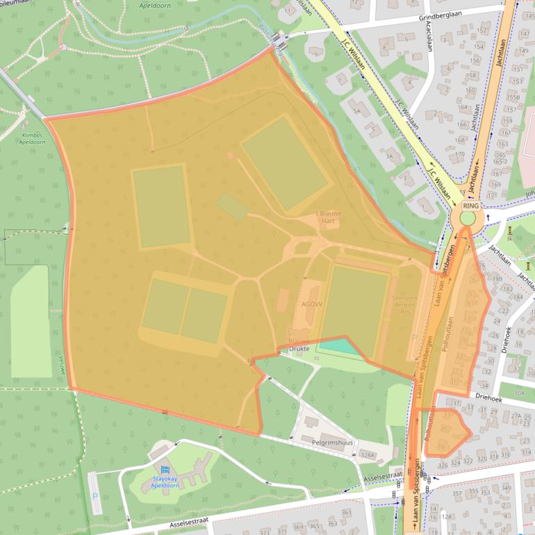 Kaart van postcodegebied 7312CM.