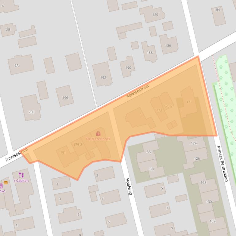 Kaart van postcodegebied 7312CR.