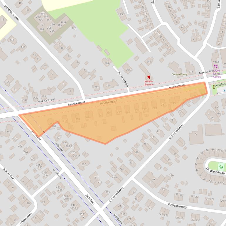 Kaart van postcodegebied 7312CW.