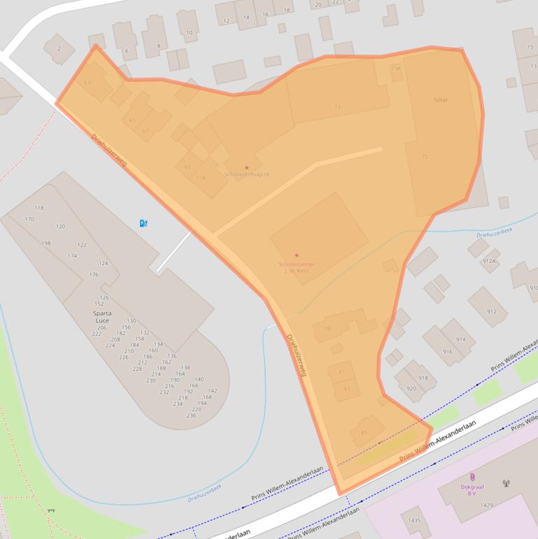 Kaart van postcodegebied 7312DV.