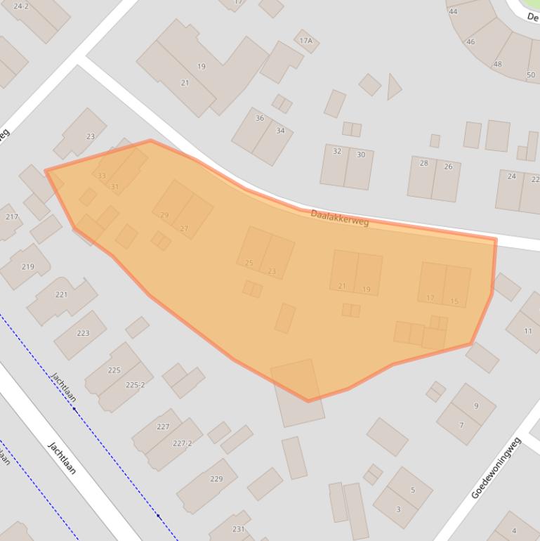 Kaart van postcodegebied 7312EL.