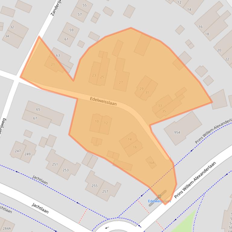 Kaart van postcodegebied 7312EW.