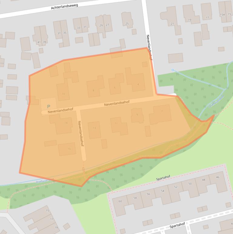 Kaart van postcodegebied 7312EX.