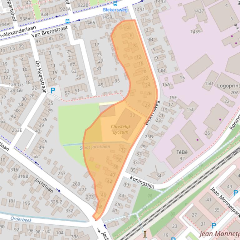 Kaart van postcodegebied 7312GL.