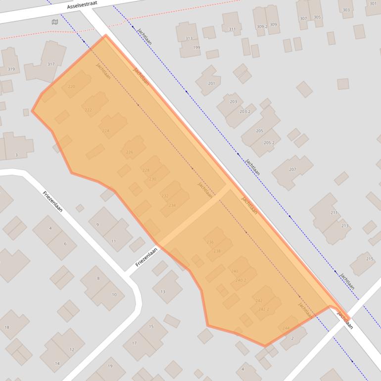 Kaart van postcodegebied 7312GR.