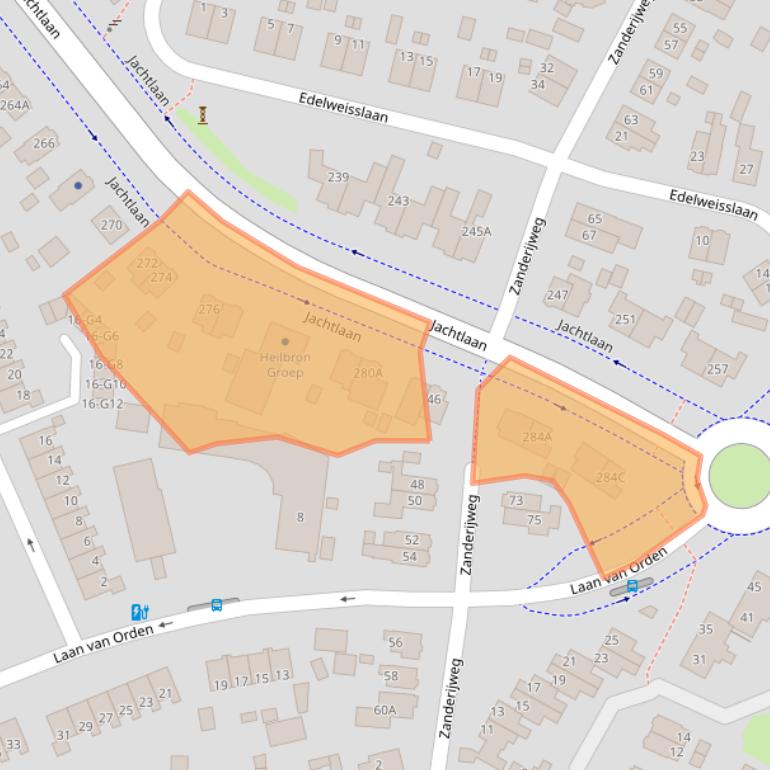 Kaart van postcodegebied 7312GT.