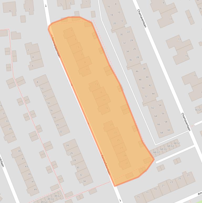 Kaart van postcodegebied 7312HM.