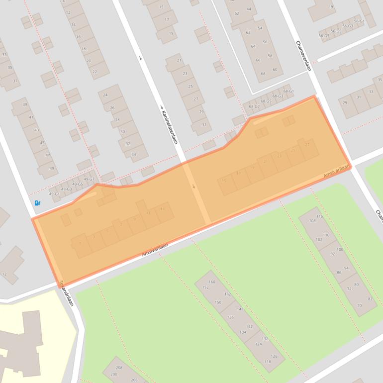 Kaart van postcodegebied 7312HS.