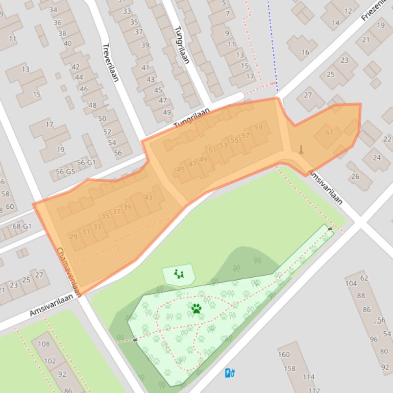 Kaart van postcodegebied 7312HT.