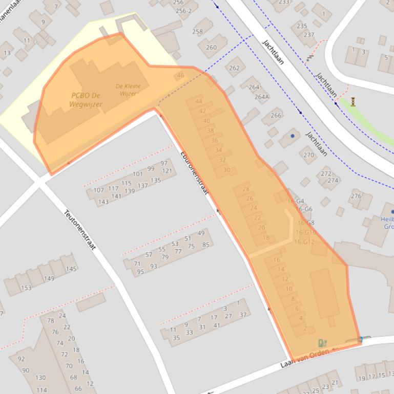 Kaart van postcodegebied 7312JR.