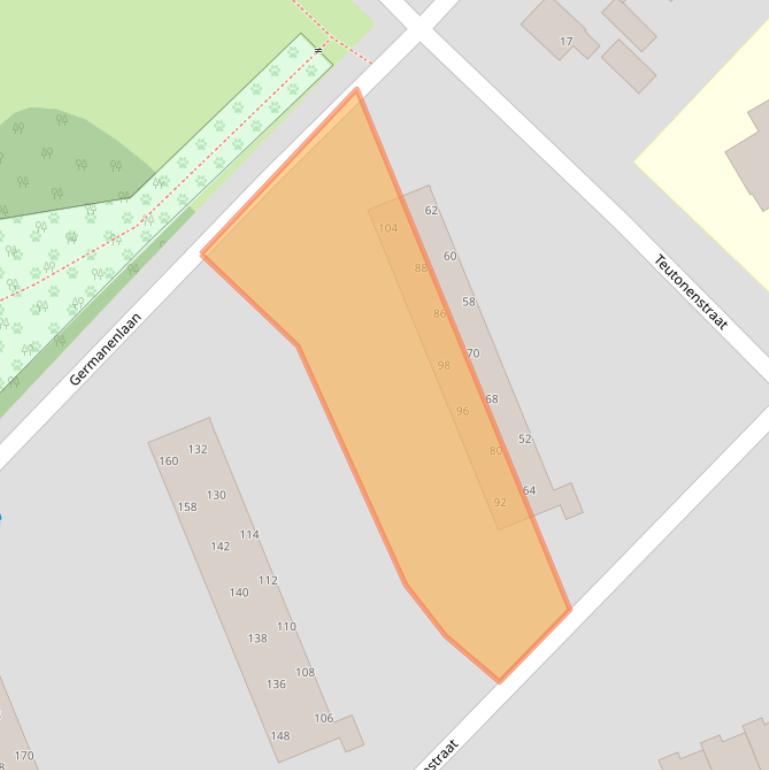 Kaart van postcodegebied 7312JT.