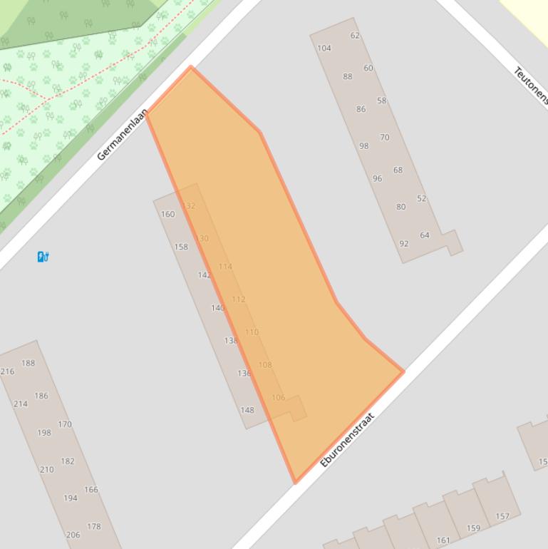 Kaart van postcodegebied 7312JV.