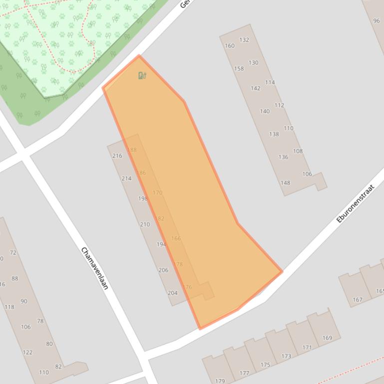 Kaart van postcodegebied 7312JX.