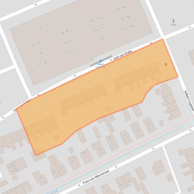 Kaart van postcodegebied 7312KG.