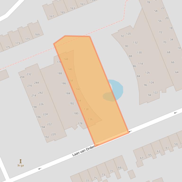 Kaart van postcodegebied 7312KN.