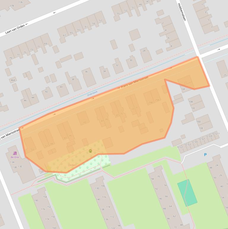 Kaart van postcodegebied 7312LB.