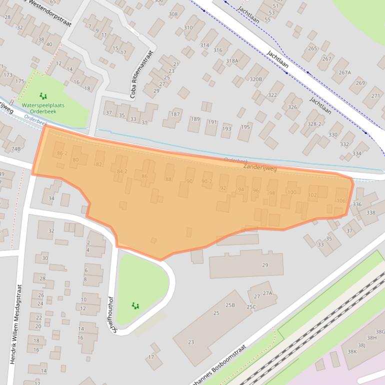 Kaart van postcodegebied 7312LL.