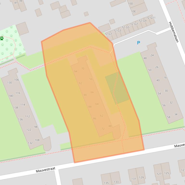 Kaart van postcodegebied 7312MB.