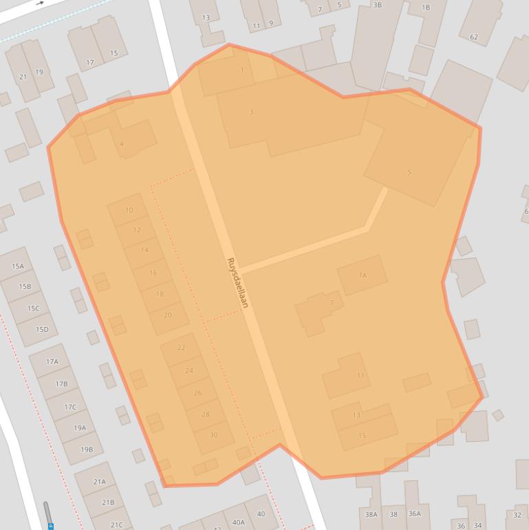 Kaart van postcodegebied 7312MH.