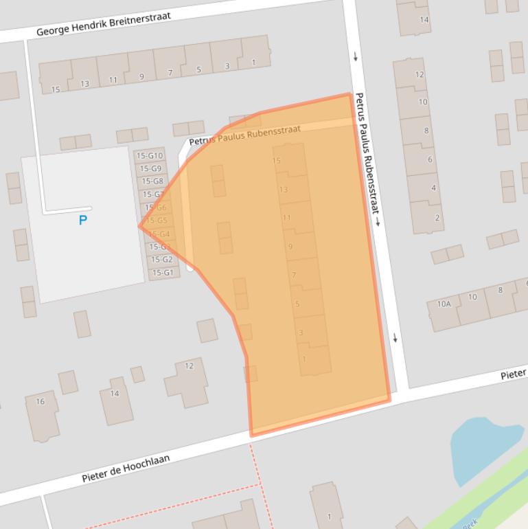 Kaart van postcodegebied 7312MJ.