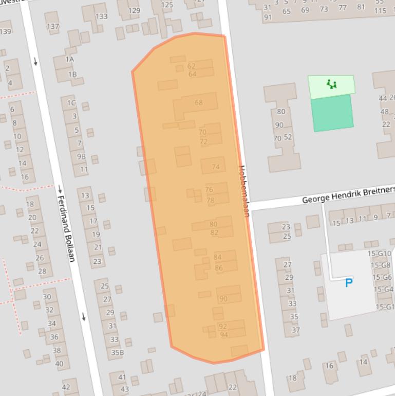 Kaart van postcodegebied 7312MV.