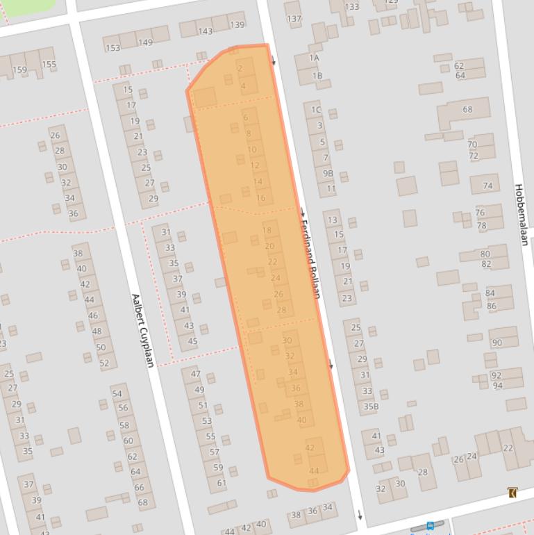 Kaart van postcodegebied 7312MZ.