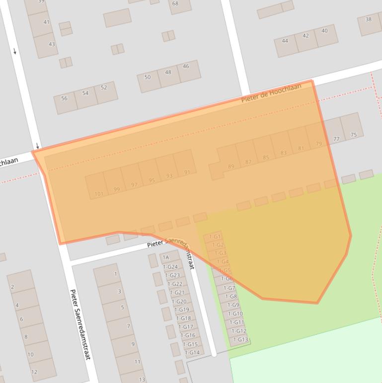 Kaart van postcodegebied 7312PE.