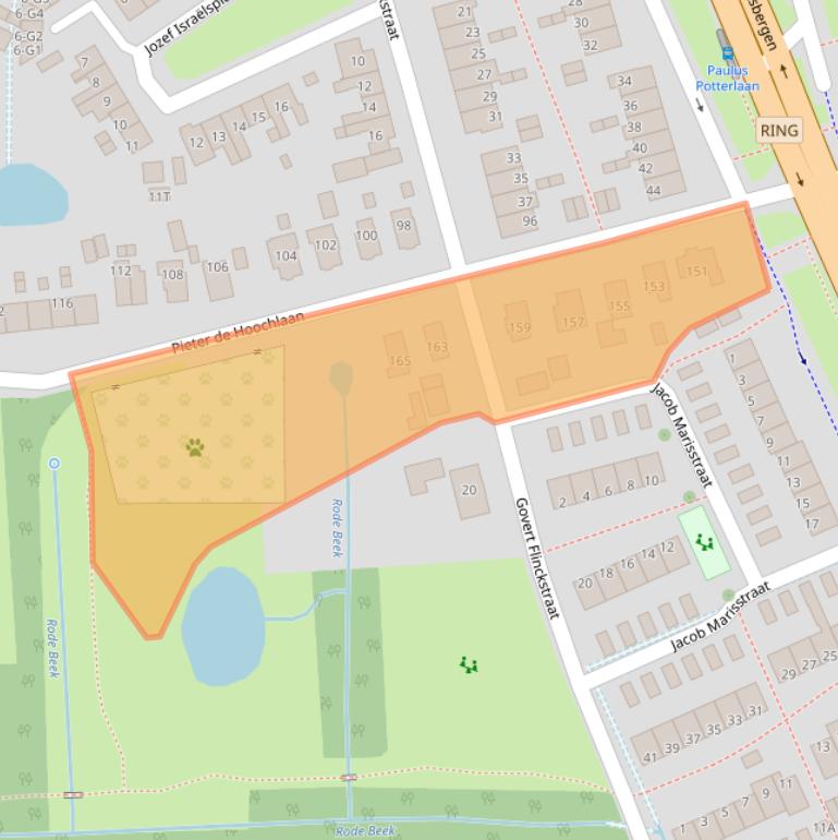 Kaart van postcodegebied 7312PH.