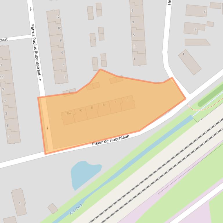 Kaart van postcodegebied 7312PJ.