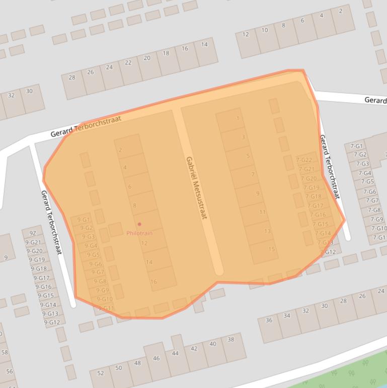 Kaart van postcodegebied 7312PS.