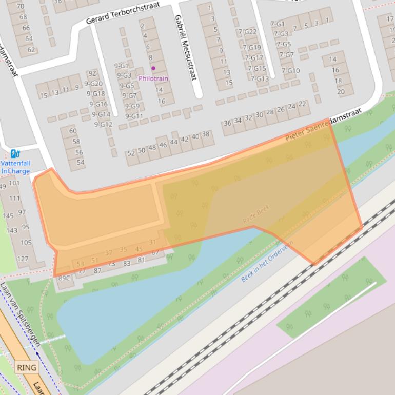 Kaart van postcodegebied 7312PV.