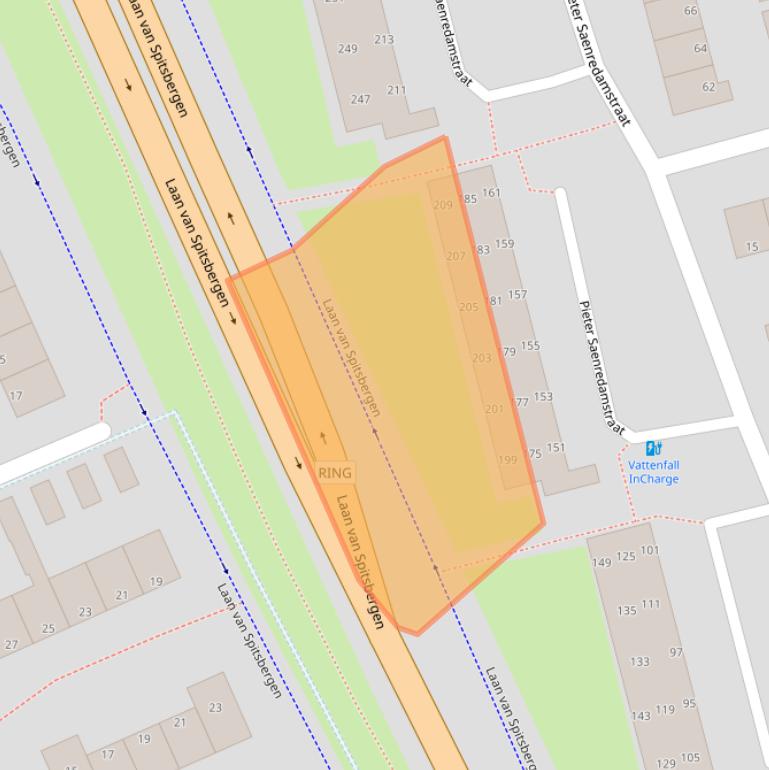 Kaart van postcodegebied 7312RB.