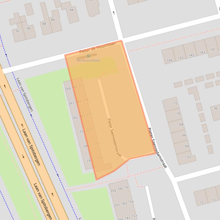 Kaart van postcodegebied 7312RC.