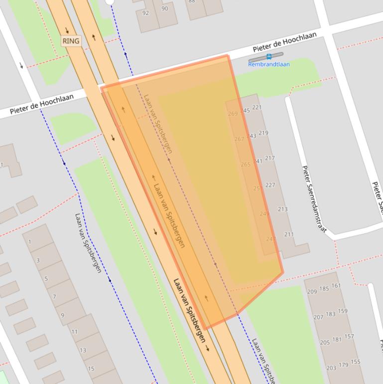 Kaart van postcodegebied 7312RD.