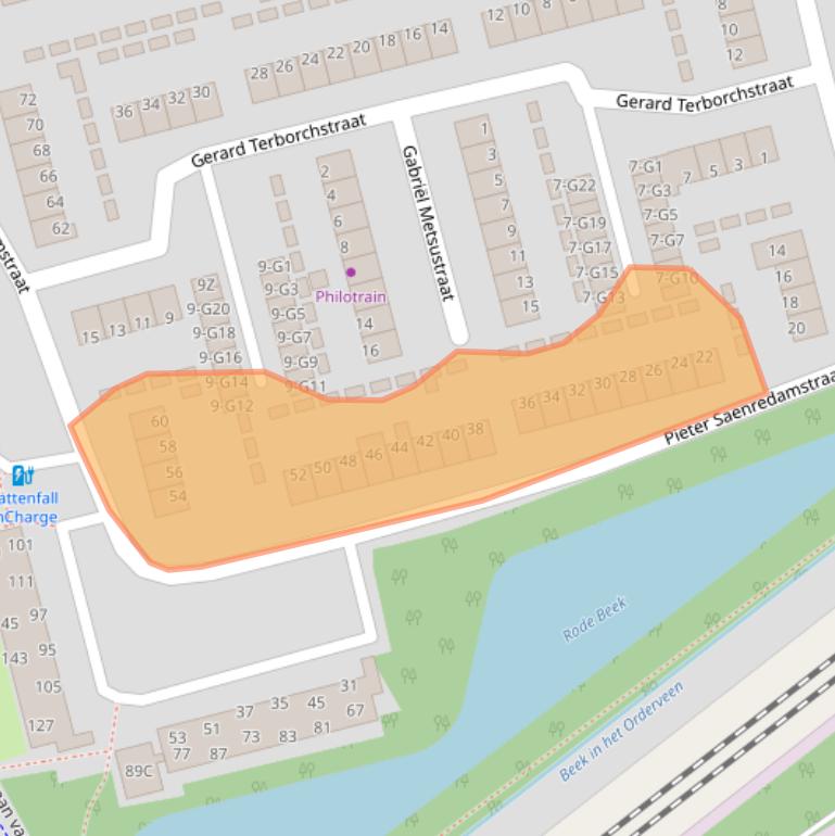 Kaart van postcodegebied 7312RG.