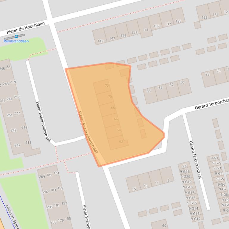 Kaart van postcodegebied 7312RH.