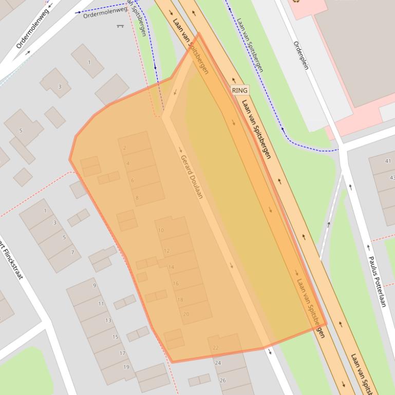 Kaart van postcodegebied 7312RK.