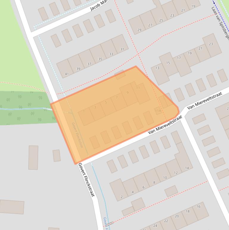 Kaart van postcodegebied 7312RV.