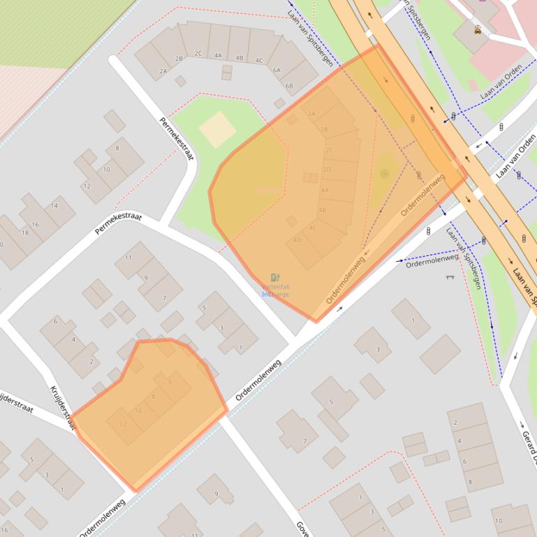 Kaart van postcodegebied 7312SE.