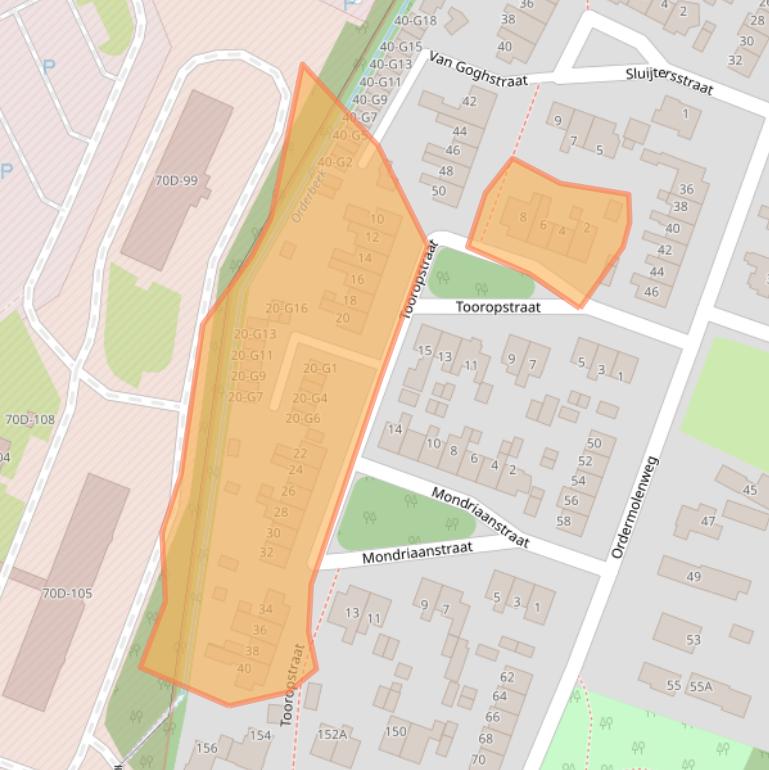 Kaart van postcodegebied 7312ST.