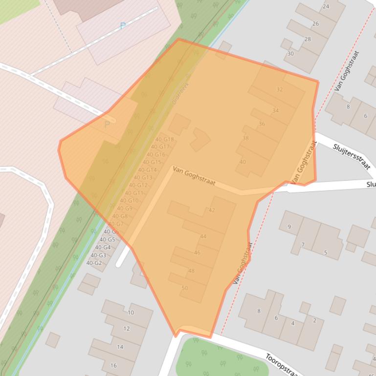 Kaart van postcodegebied 7312SZ.