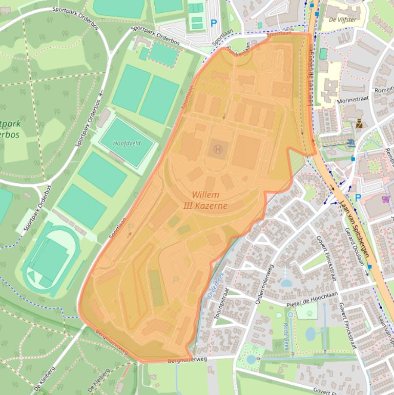 Kaart van postcodegebied 7312TG.