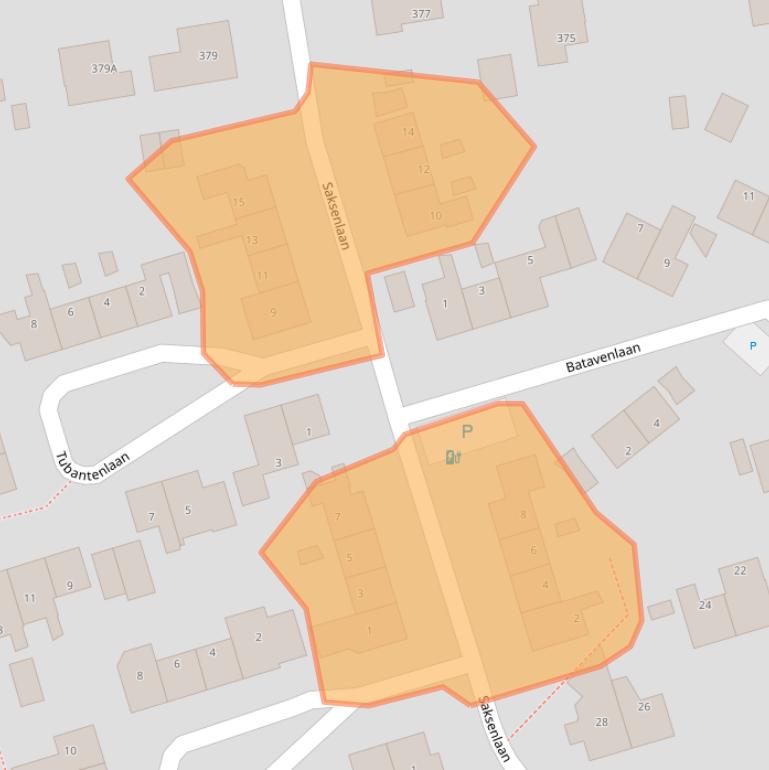 Kaart van postcodegebied 7312TN.