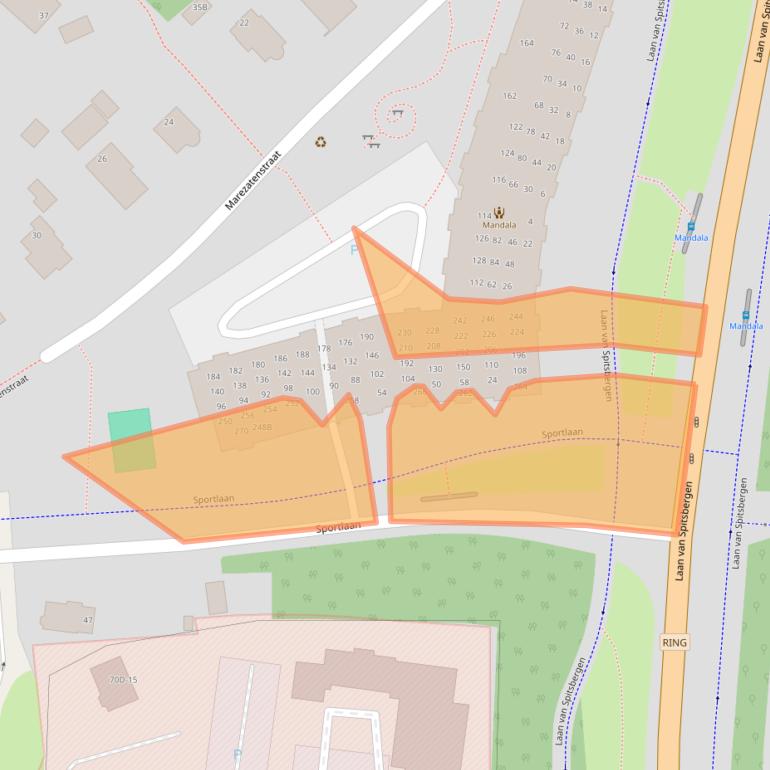 Kaart van postcodegebied 7312TW.