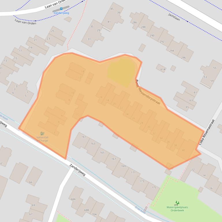 Kaart van postcodegebied 7312VC.