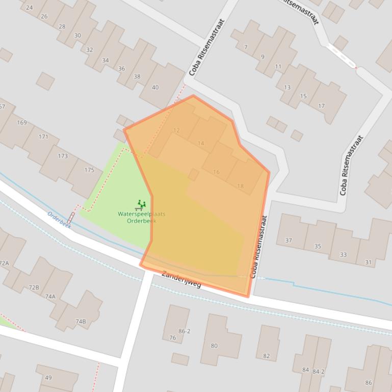 Kaart van postcodegebied 7312VE.