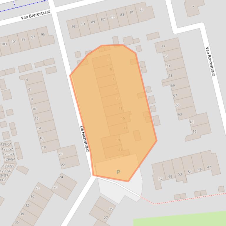 Kaart van postcodegebied 7312VG.