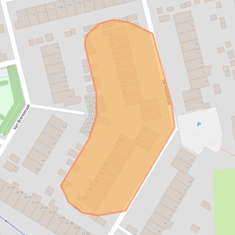 Kaart van postcodegebied 7312VJ.