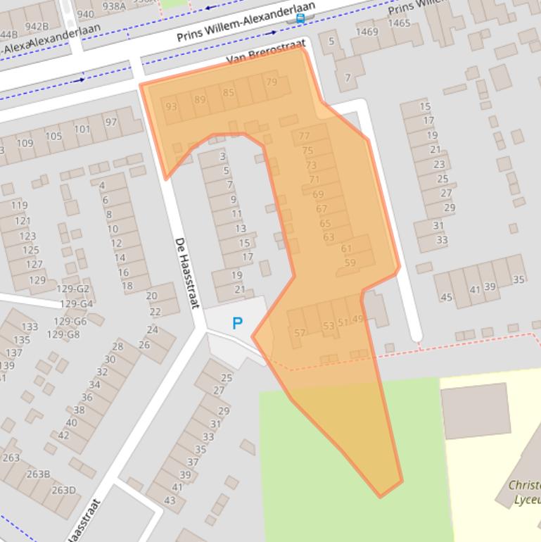 Kaart van postcodegebied 7312VL.