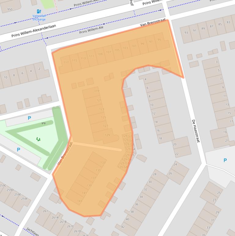 Kaart van postcodegebied 7312VM.